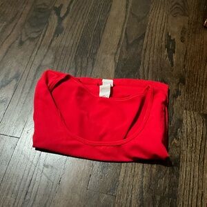 Red Fabletics Top